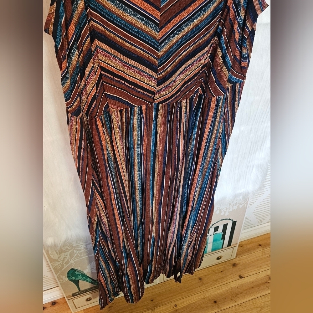 BloomChic Boho Indian Summer Romance Midi Dress - Picture 5 of 8